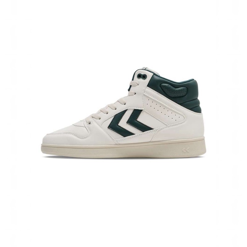 Dámské Tenisky Hummel St Power Play Mid Pl Bílé | 607404-811