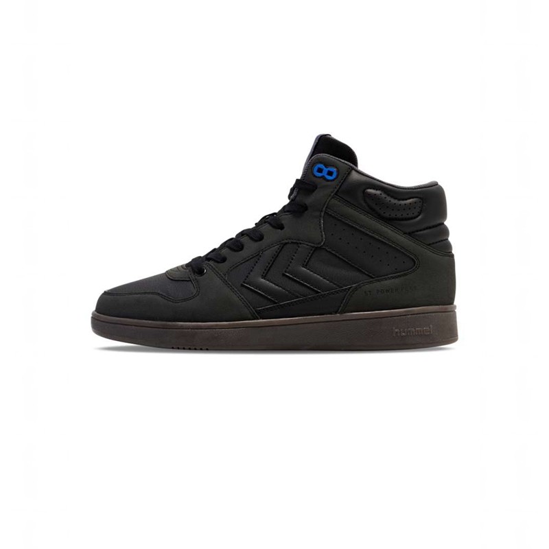 Dámské Tenisky Hummel St Power Play Mid Wt Černé | 833790-344