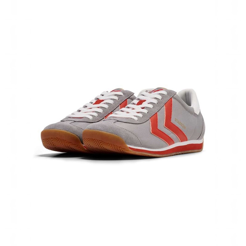 Dámské Tenisky Hummel Stadion Nylon Šedé | 494212-957
