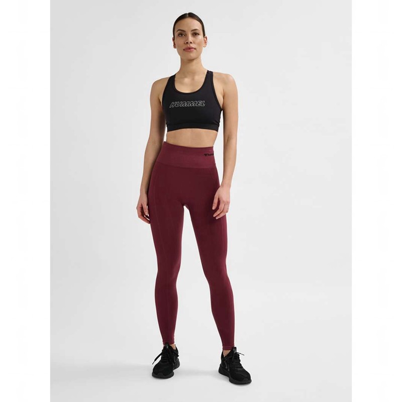 Dámské Tenisky Hummel Tif Seamless High Waist Vínové | 933948-793