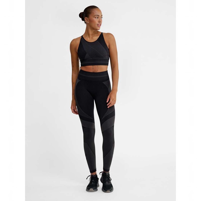 Dámské Tenisky Hummel Unity Seamless Mid Waist Černé | 151220-418