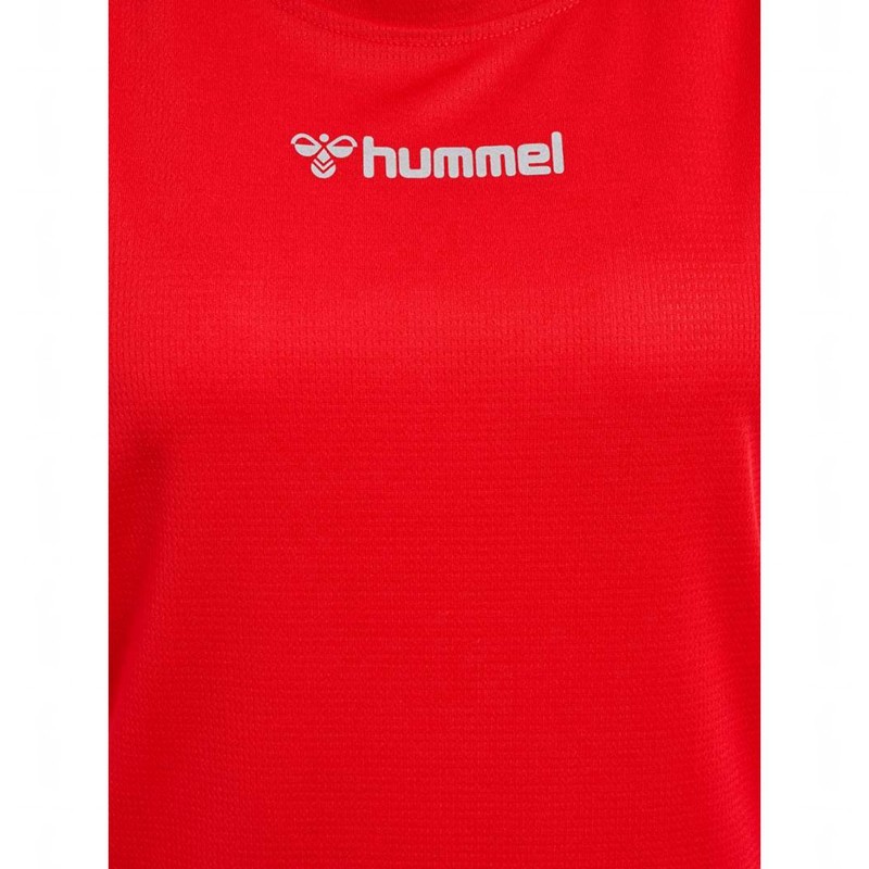Dámské Tílko Hummel Run Singlet S/L Červené | 707967-863