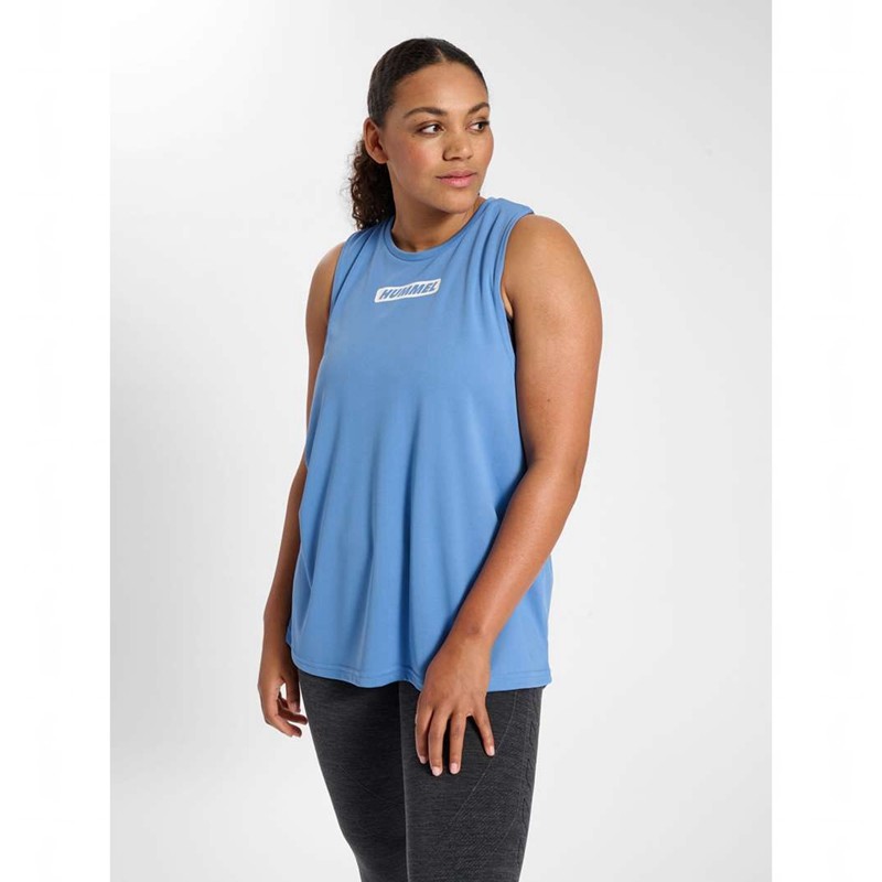 Dámské Tílko Hummel Te Curvy Plus Blankyt | 459537-759