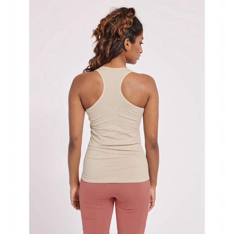 Dámské Tílko Hummel Tif Seamless Béžový | 831325-746