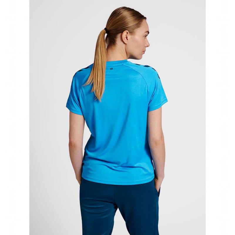 Dámské Tričko Hummel Core Xk Core Poly S/S Blankyt | 880548-097