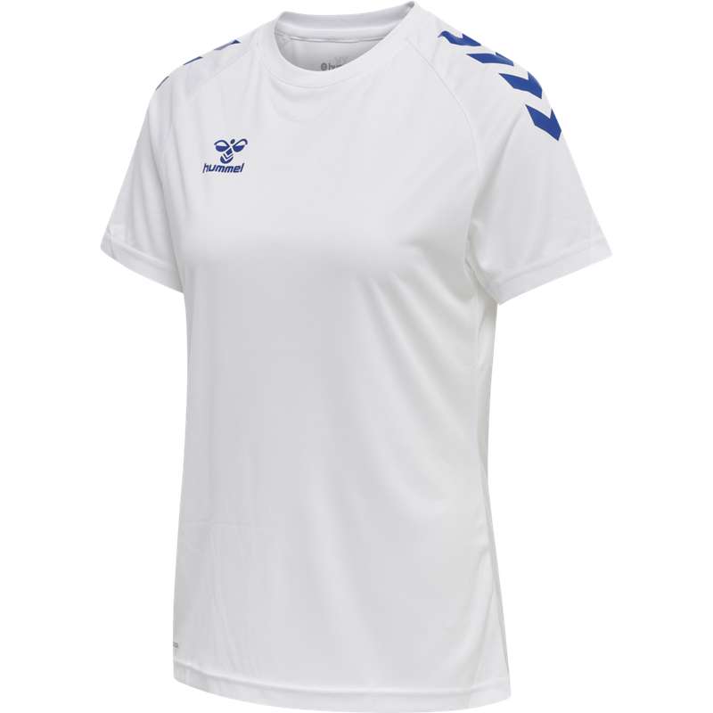 Dámské Tričko Hummel Core Xk Core Poly S/S Bílé | 477584-089