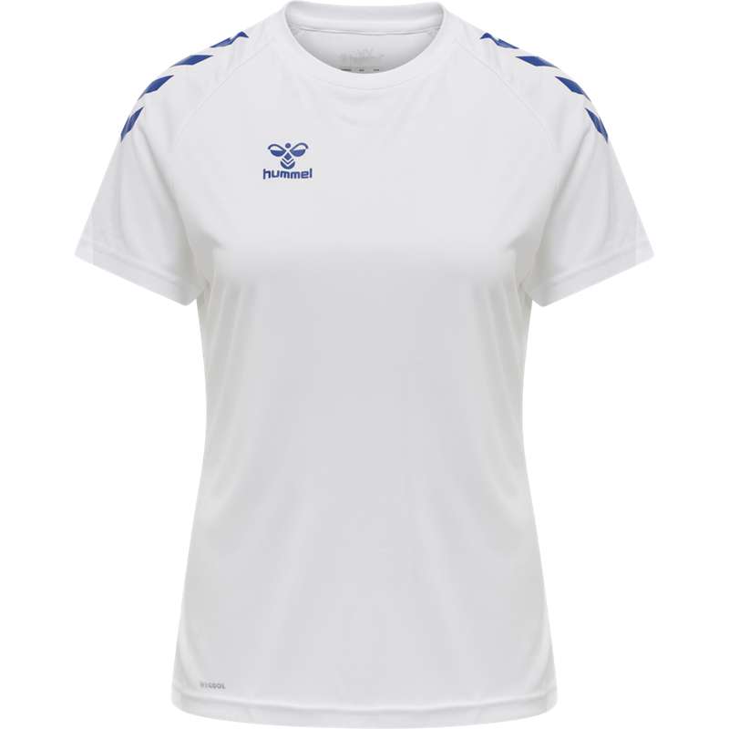 Dámské Tričko Hummel Core Xk Core Poly S/S Bílé | 477584-089