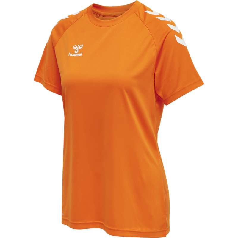 Dámské Tričko Hummel Core Xk Core Poly S/S Oranžové | 347983-428