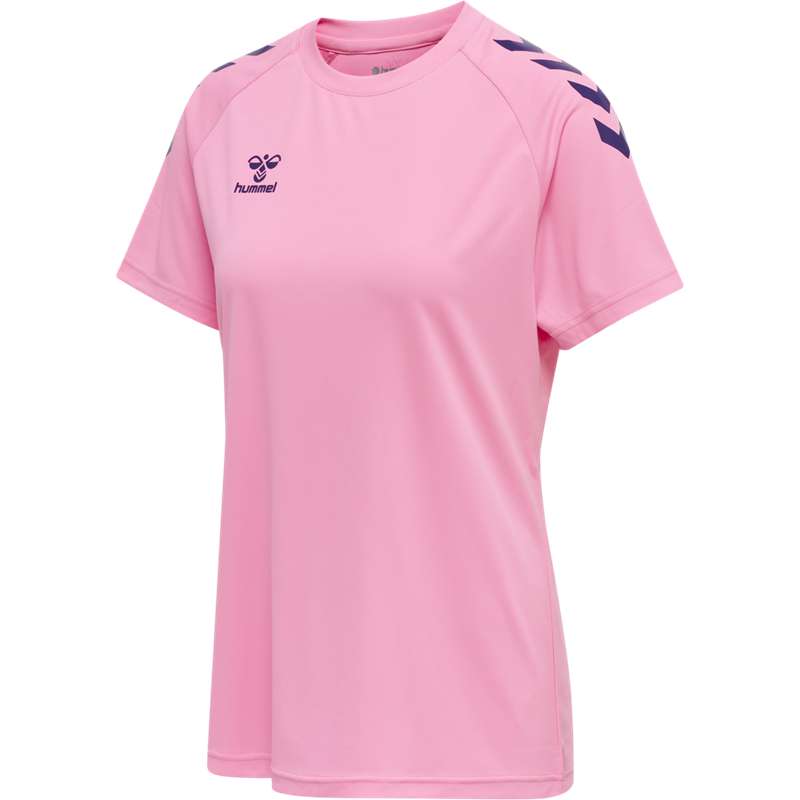 Dámské Tričko Hummel Core Xk Core Poly S/S Růžové | 579805-373
