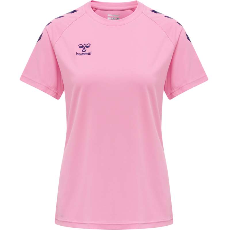 Dámské Tričko Hummel Core Xk Core Poly S/S Růžové | 579805-373