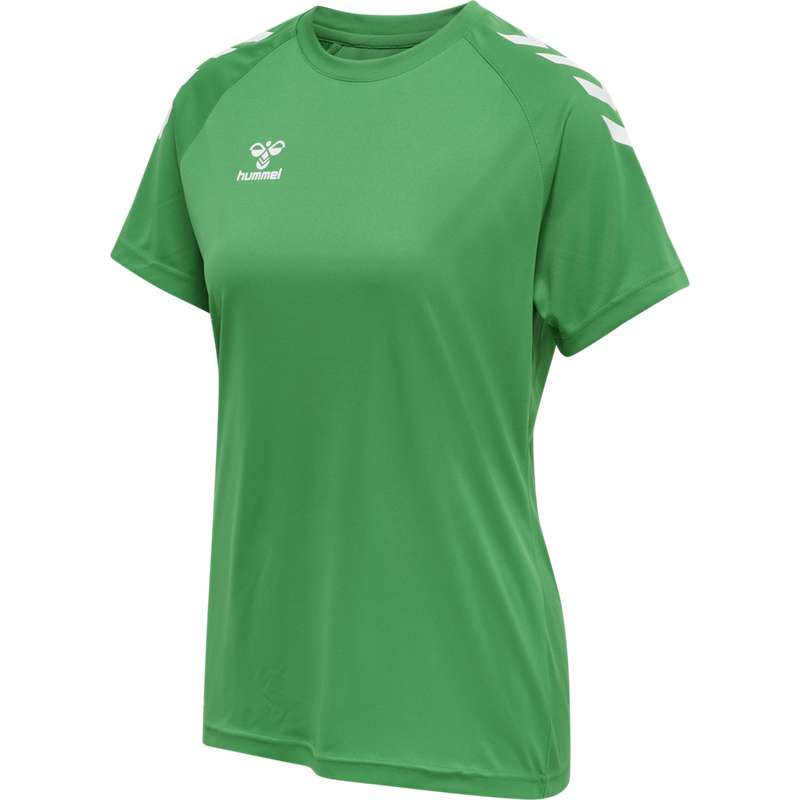 Dámské Tričko Hummel Core Xk Core Poly S/S Zelene | 510431-993
