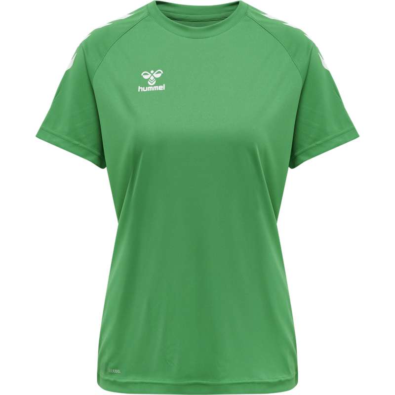 Dámské Tričko Hummel Core Xk Core Poly S/S Zelene | 510431-993