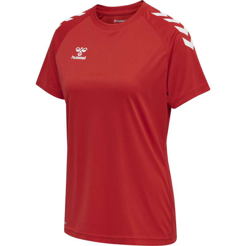 Dámské Tričko Hummel Core Xk Core Poly S/S Červené | 749699-098