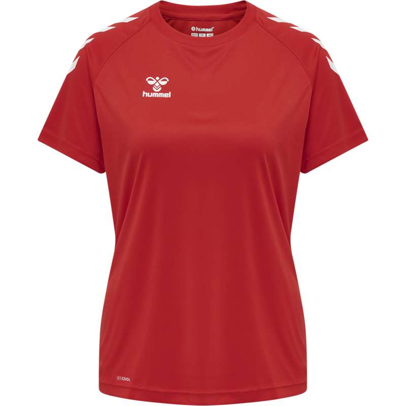 Dámské Tričko Hummel Core Xk Core Poly S/S Červené | 749699-098
