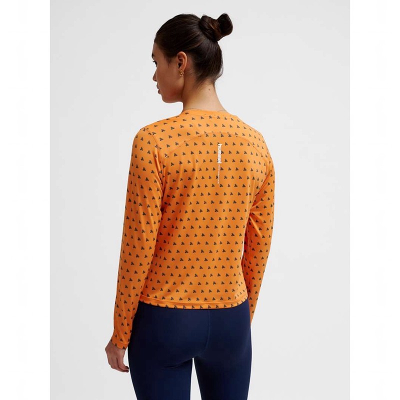 Dámské Tričko Hummel Fast W L/S Oranžové | 358965-842