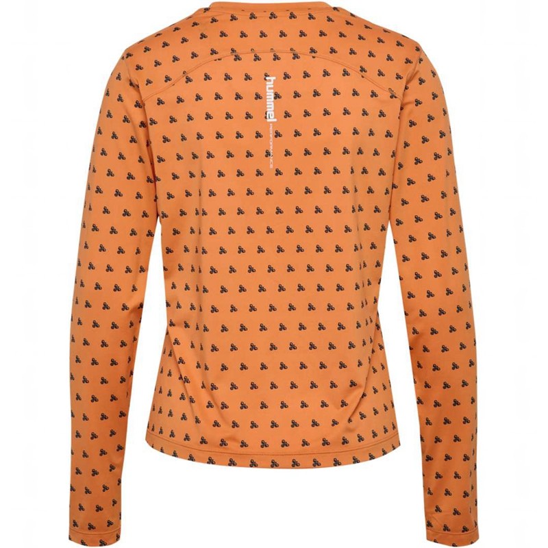 Dámské Tričko Hummel Fast W L/S Oranžové | 358965-842