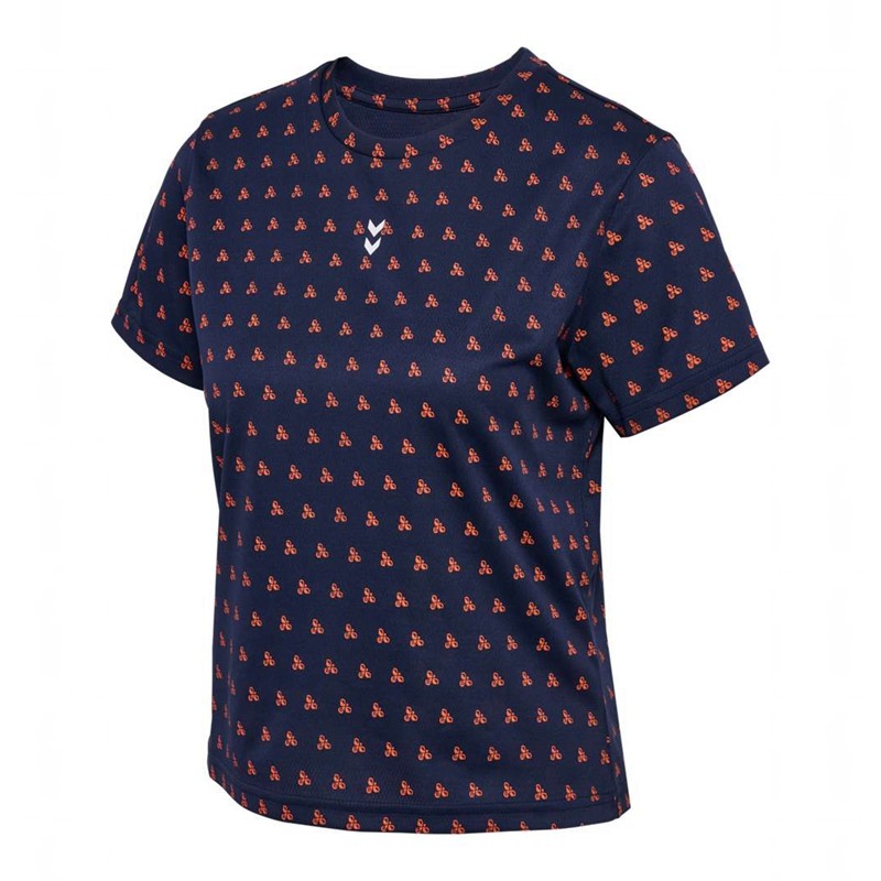 Dámské Tričko Hummel Fast Workout W S/S Tmavě Blankyt | 479054-555