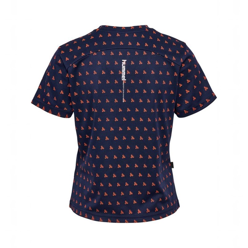 Dámské Tričko Hummel Fast Workout W S/S Tmavě Blankyt | 479054-555