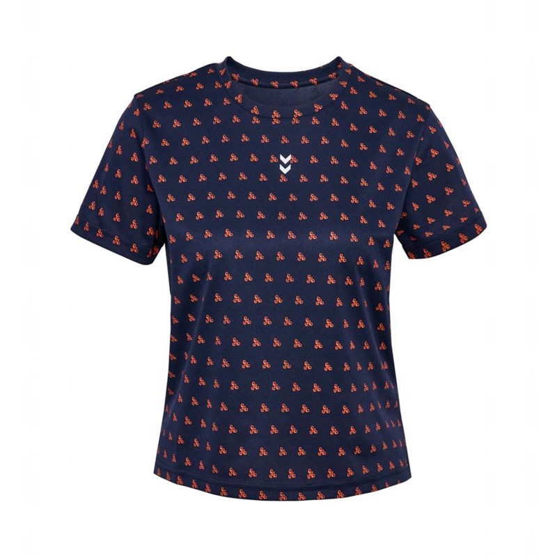Dámské Tričko Hummel Fast Workout W S/S Tmavě Blankyt | 479054-555