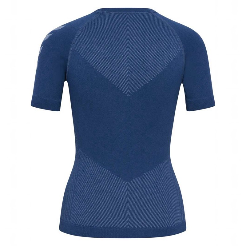Dámské Tričko Hummel First Seamless Jersey S/S W bljue | 132574-066