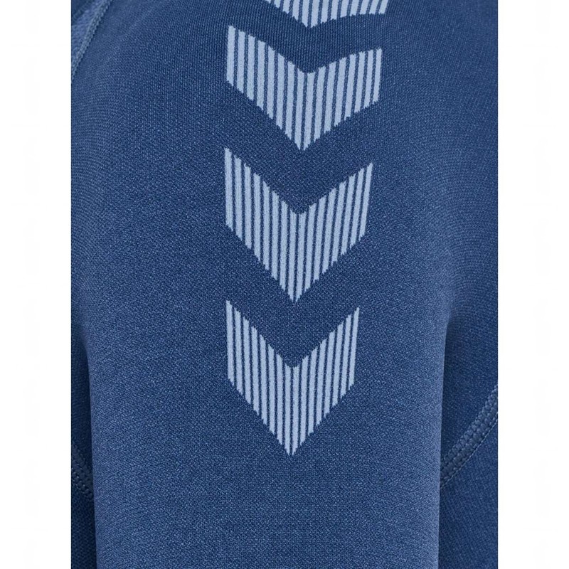 Dámské Tričko Hummel First Seamless Jersey S/S W bljue | 132574-066