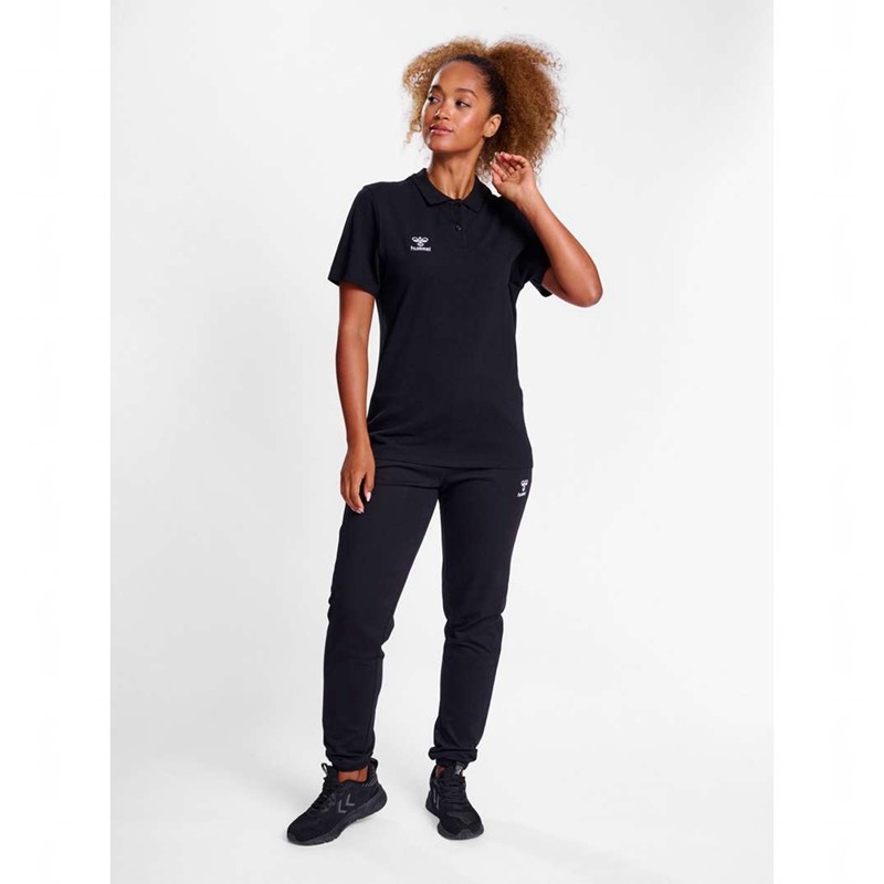 Dámské Tričko Hummel Go 2.0 Polo Černé | 020226-097