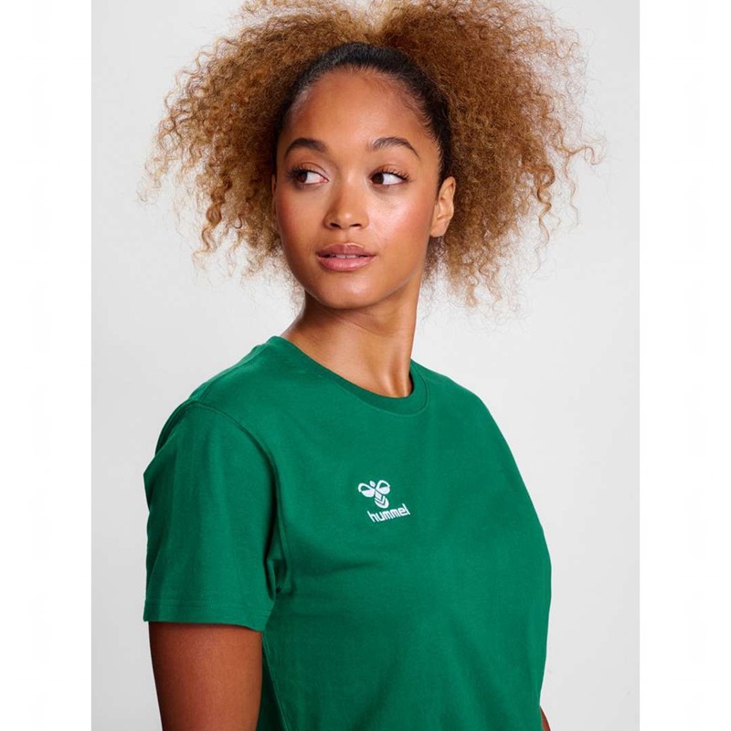 Dámské Tričko Hummel Go 2.0 S/S Zelene | 944951-547