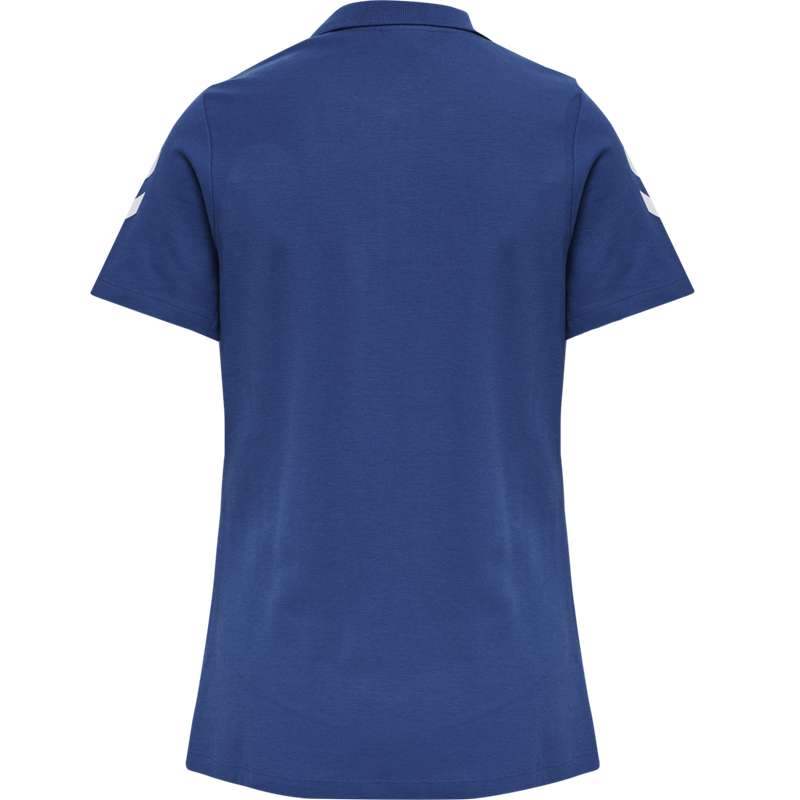 Dámské Tričko Hummel Go Cotton Polo Blankyt | 954744-326
