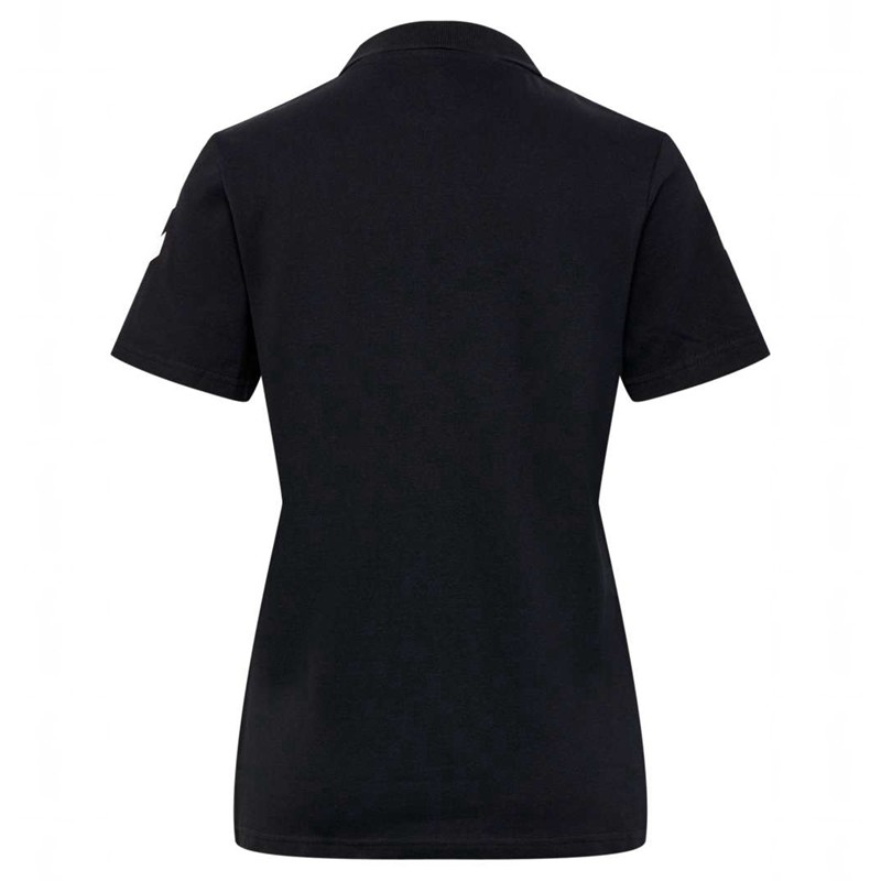 Dámské Tričko Hummel Go Cotton Polo Černé | 703226-416