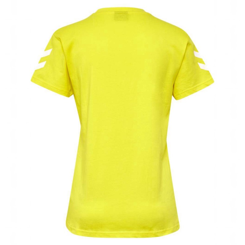 Dámské Tričko Hummel Go Cotton S/S Žluté | 460139-979