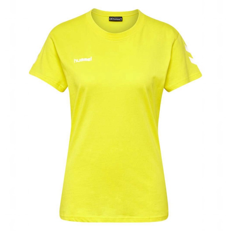 Dámské Tričko Hummel Go Cotton S/S Žluté | 460139-979