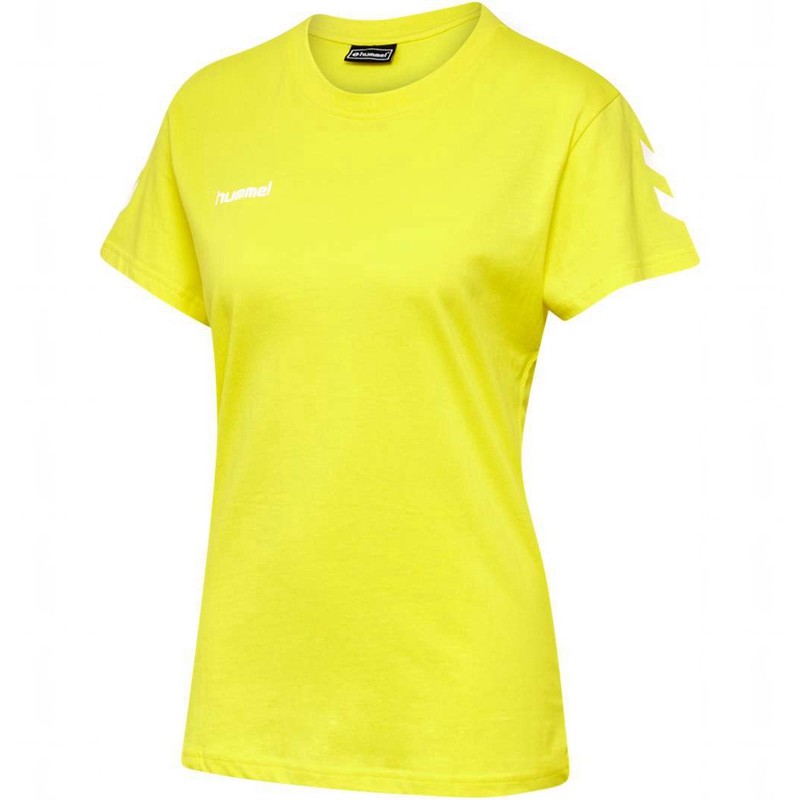 Dámské Tričko Hummel Go Cotton S/S Žluté | 460139-979