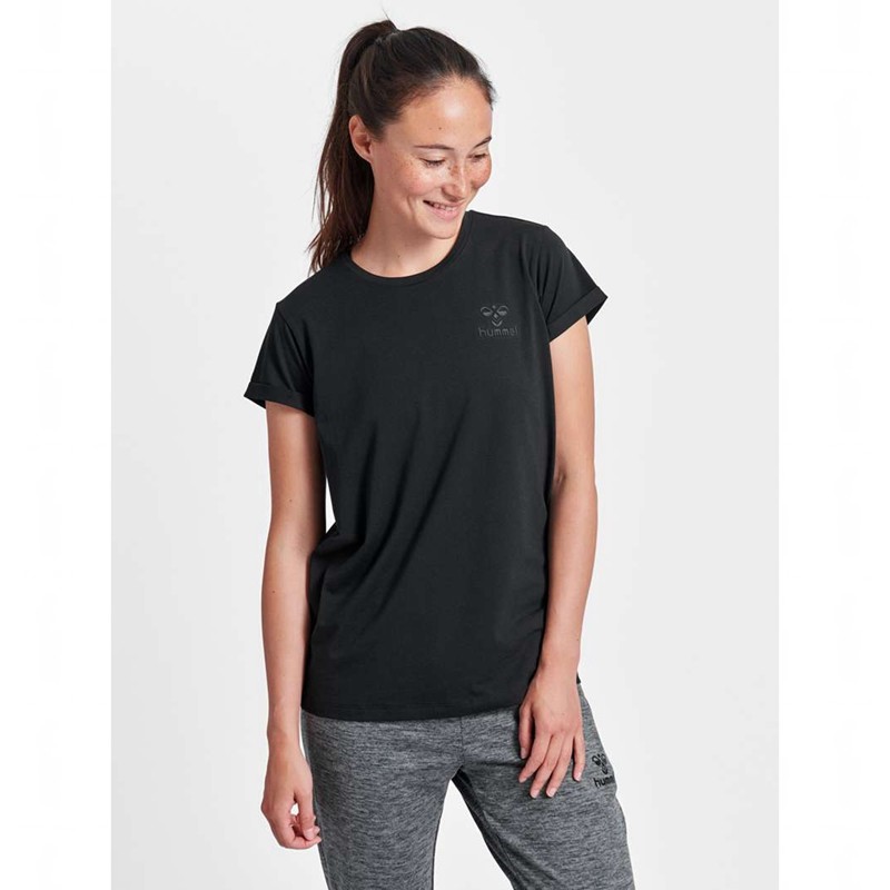 Dámské Tričko Hummel Isobella S/S Černé | 927777-916