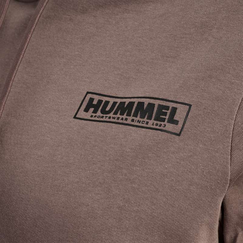 Dámské Tričko Hummel Legacy Wo Regular Plus Hnědé | 813257-969