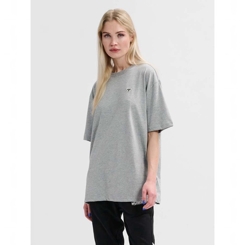 Dámské Tričko Hummel Loose Bee S/S Šedé | 721531-254