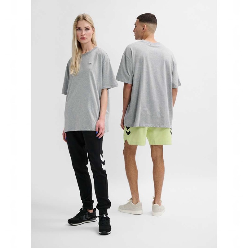 Dámské Tričko Hummel Loose Bee S/S Šedé | 721531-254