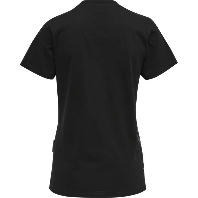 Dámské Tričko Hummel Move Grid Cotton S/S Wom Černé | 408087-138