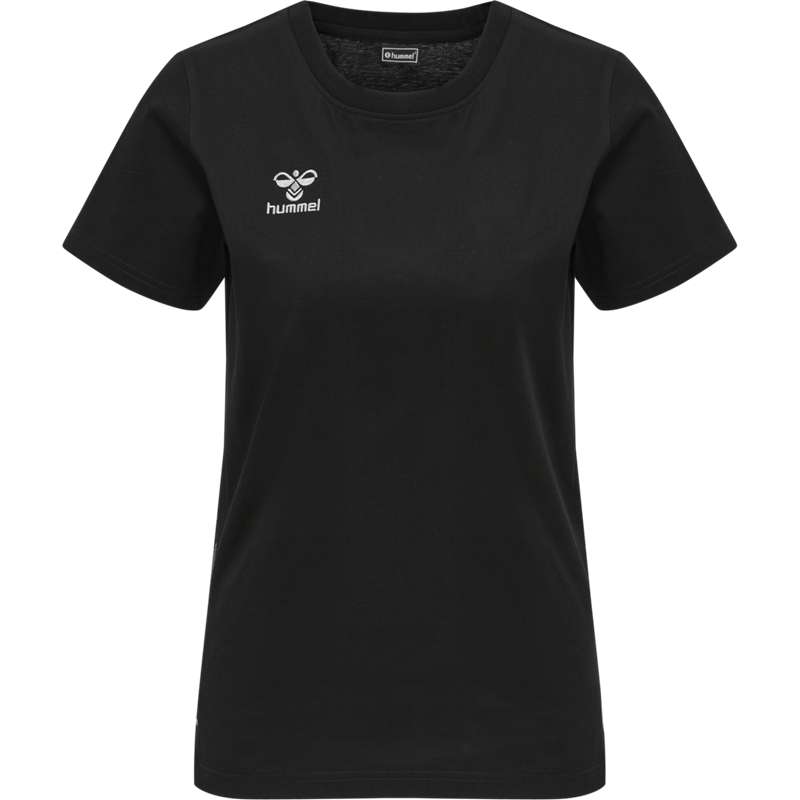 Dámské Tričko Hummel Move Grid Cotton S/S Wom Černé | 408087-138
