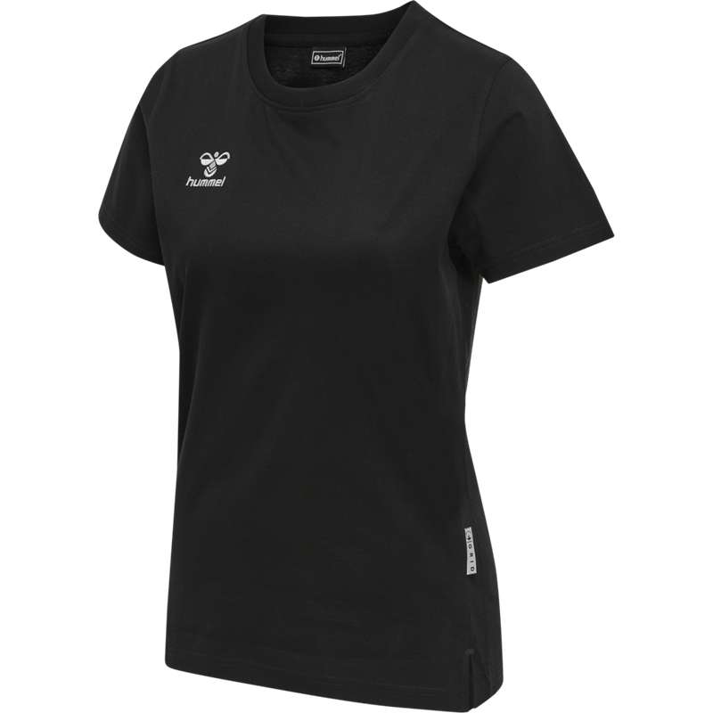 Dámské Tričko Hummel Move Grid Cotton S/S Wom Černé | 408087-138