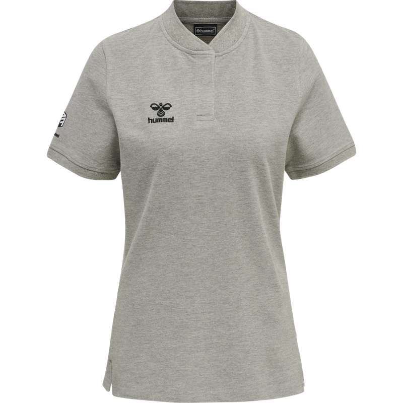 Dámské Tričko Hummel Move Grid Polo Šedé | 640065-451