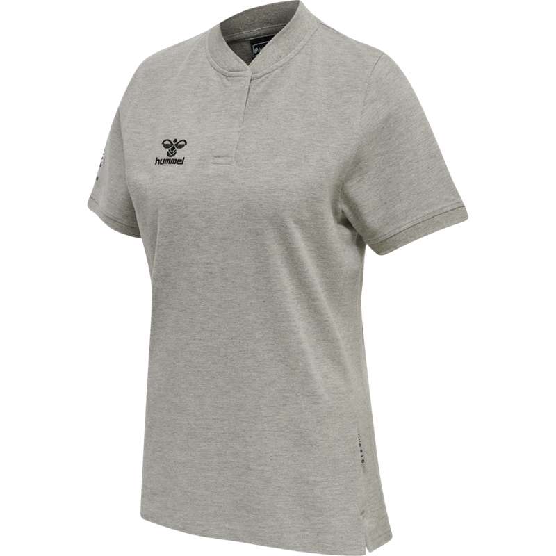 Dámské Tričko Hummel Move Grid Polo Šedé | 640065-451