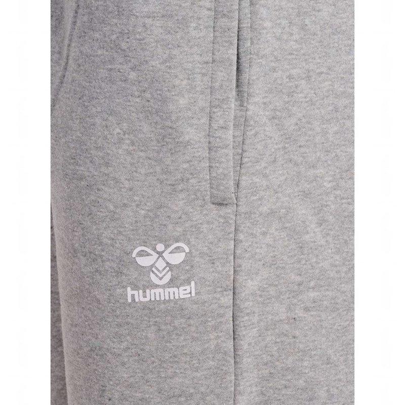 Dámské Tričko Hummel Mover Cotton Cuff Šedé | 020994-542