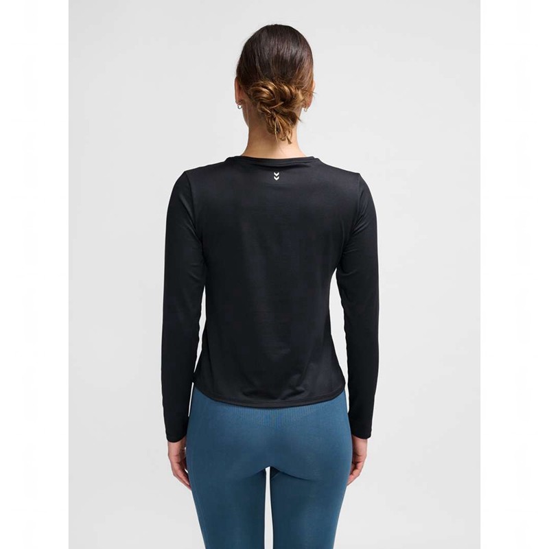 Dámské Tričko Hummel Mt Aura Mesh L/S Černé | 834477-118