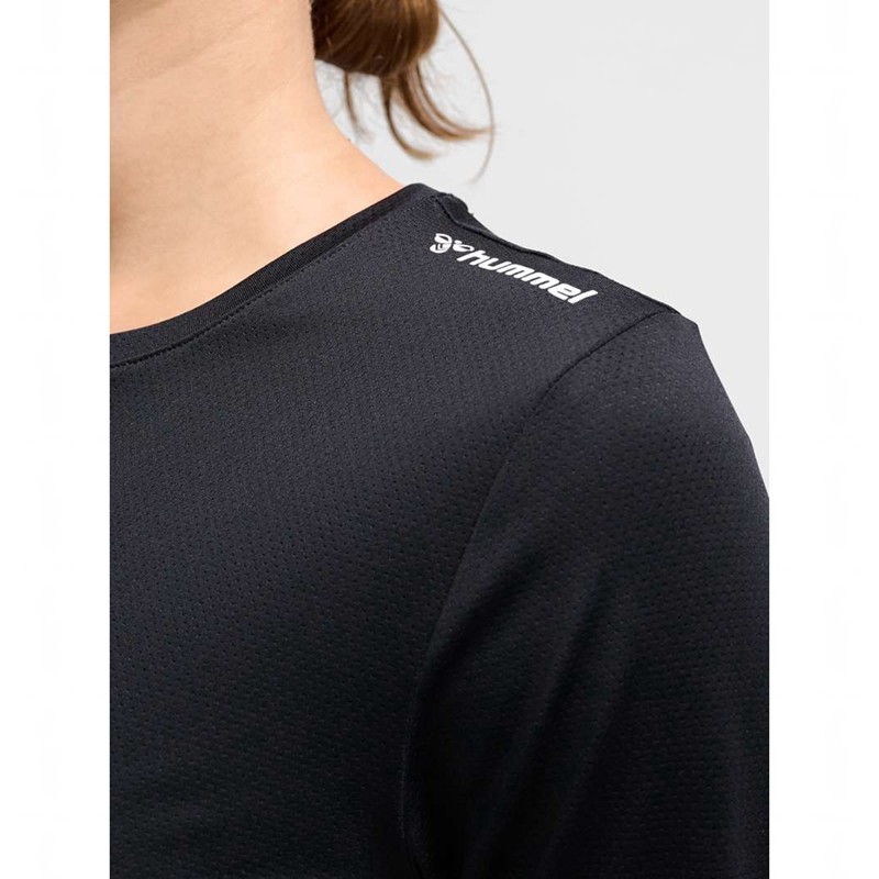 Dámské Tričko Hummel Mt Aura Mesh L/S Černé | 834477-118