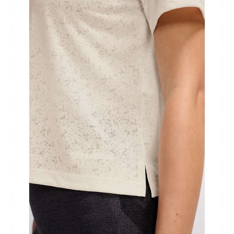 Dámské Tričko Hummel Mt Light Burnout Béžový | 812578-471