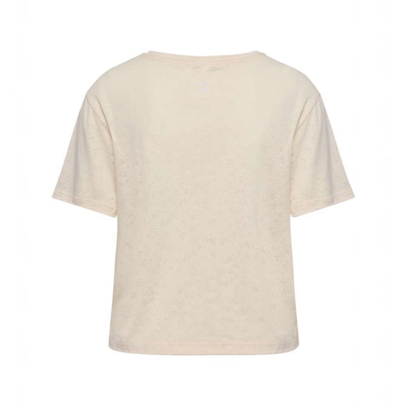 Dámské Tričko Hummel Mt Light Burnout Béžový | 812578-471