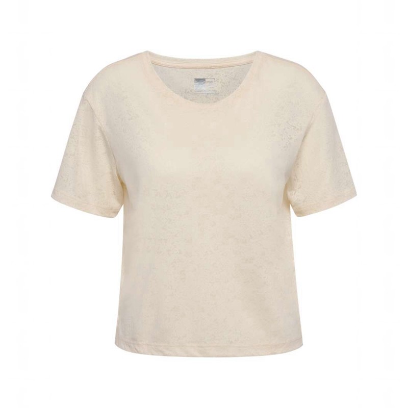 Dámské Tričko Hummel Mt Light Burnout Béžový | 812578-471