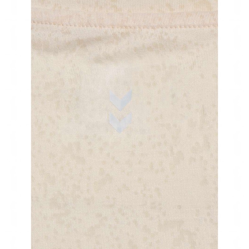 Dámské Tričko Hummel Mt Light Burnout Béžový | 812578-471