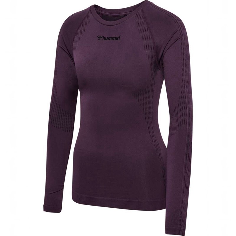 Dámské Tričko Hummel Mt Shaping Seamless L/S Fialové | 635415-044