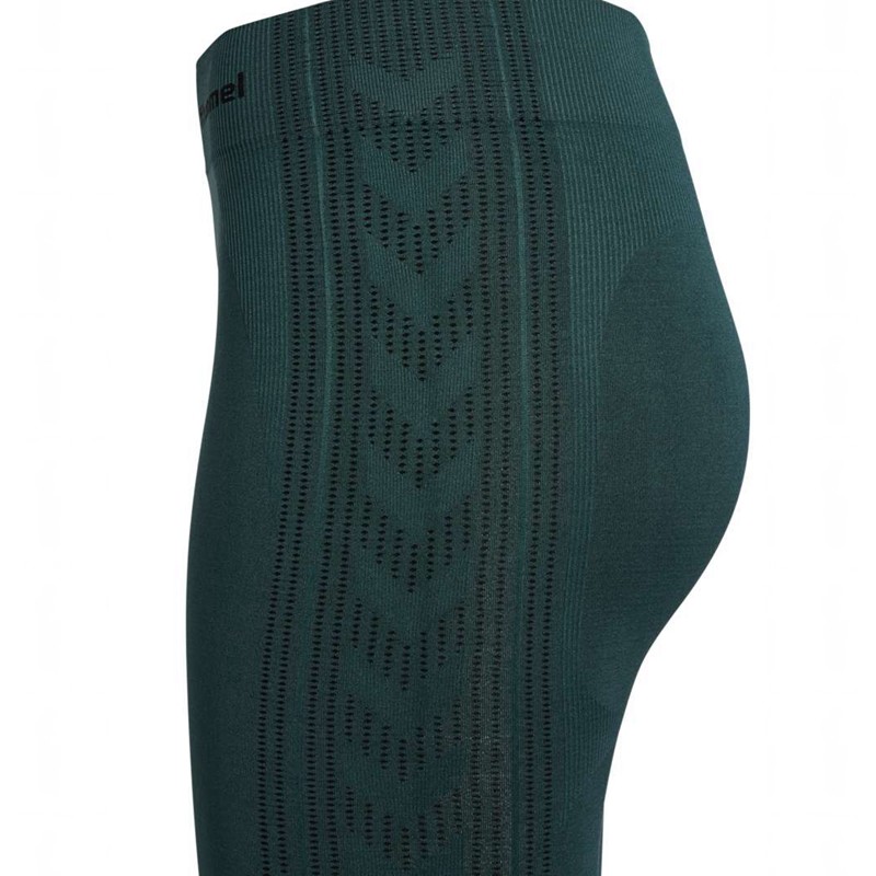 Dámské Tričko Hummel Mt Shaping Seamless Mw Zelene | 965756-522